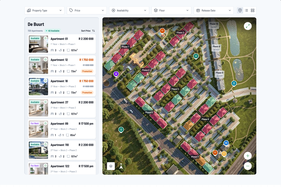 Interactive Sales Map