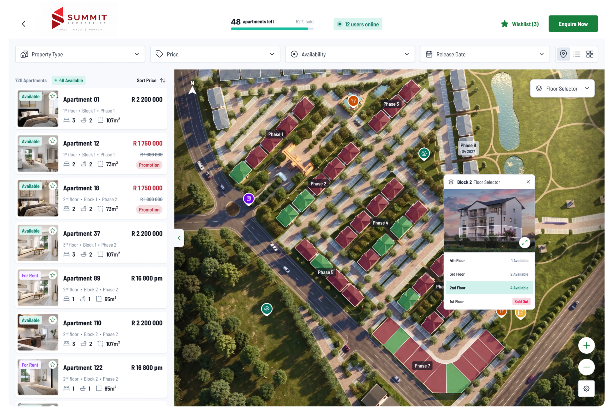 Interactive Sales Map